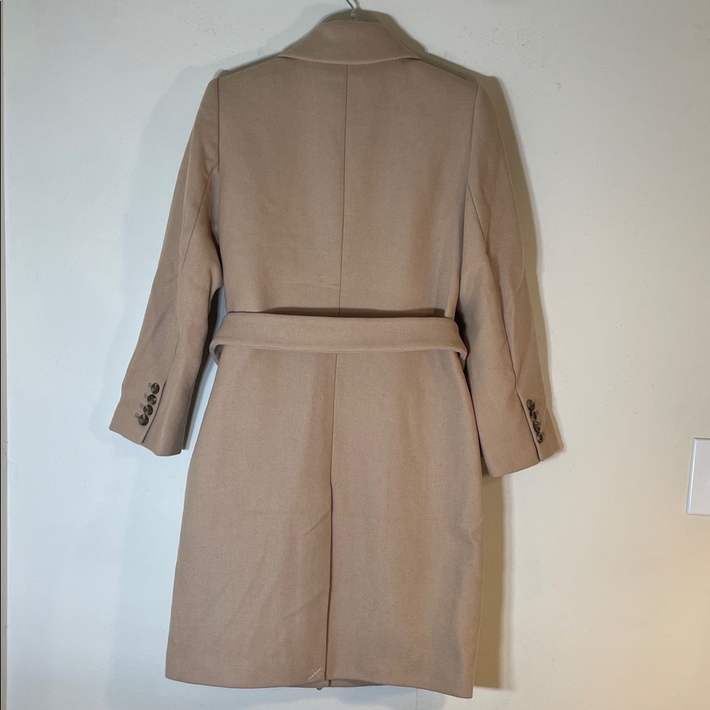 NWT. Ann Taylor Classic Wool Blend Belted Pea Coat. Small. $258! - Picture 10 of 12